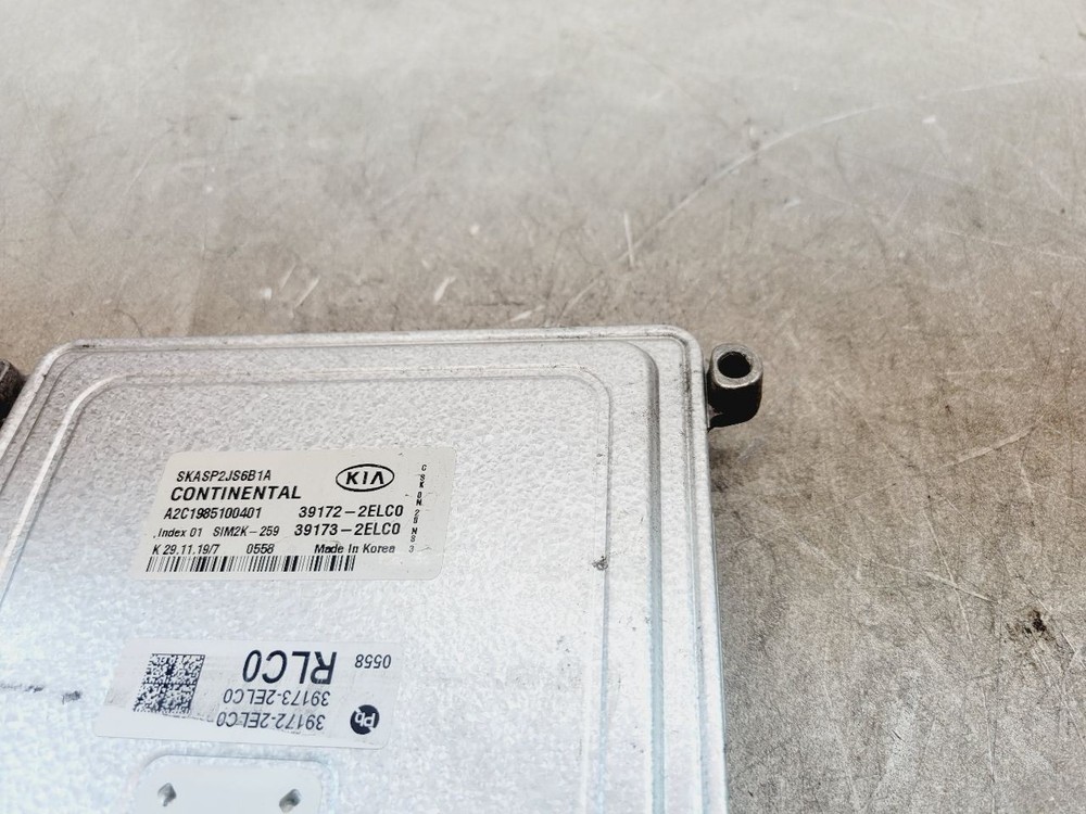 2020 2021 KIA SOUL 2.0L A/T WITHOUT PUSH BUTTON START ENGINE CONTROL MODULE ECM