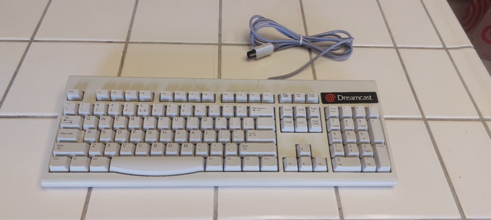 Sega Dreamcast Keyboard Controller Console System