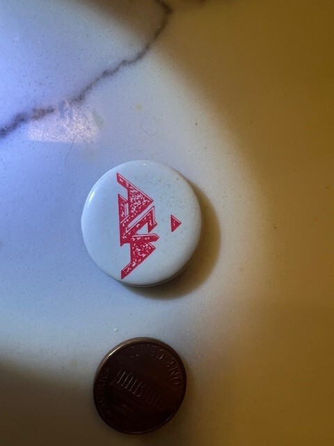 ASIA (Band) Original 1980s Button Pin Back