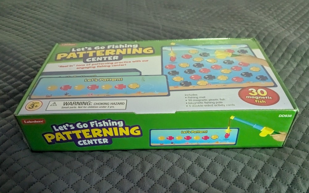 Lakeshore Let's Go Fishing Patterning Center
