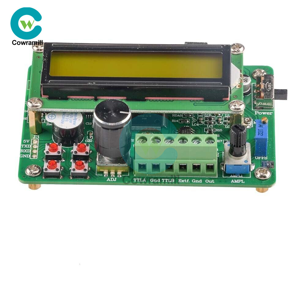 DDS Function 5MHz Signal Generator Module Sine/Triangle/Square Wave TTL Output.