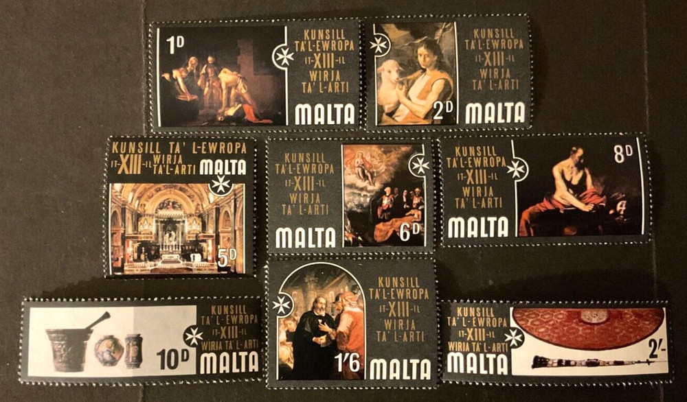 Malta Scott #409-16 never hinged