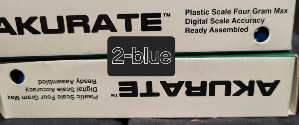 AKURATE Plastic Scale Four Gram Max Digital Scale Accuracy Ready Assembled USA