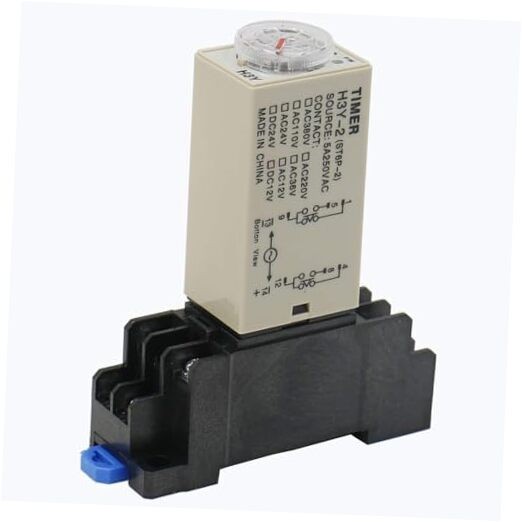 DC 24V H3Y-2 Time Delay Relay Solid State Timer 30S DPDT w Socket