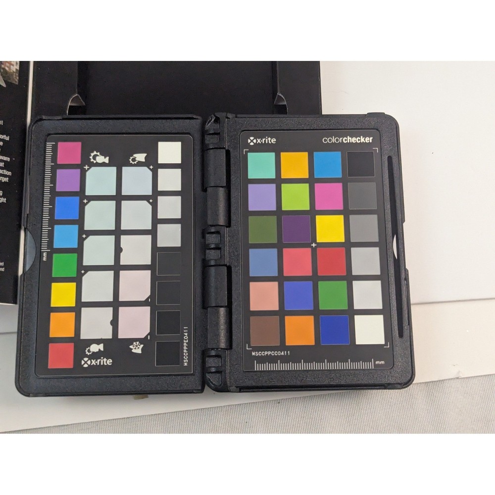 X Rite ColorChecker Passport Photo Camera Calibration Target Software