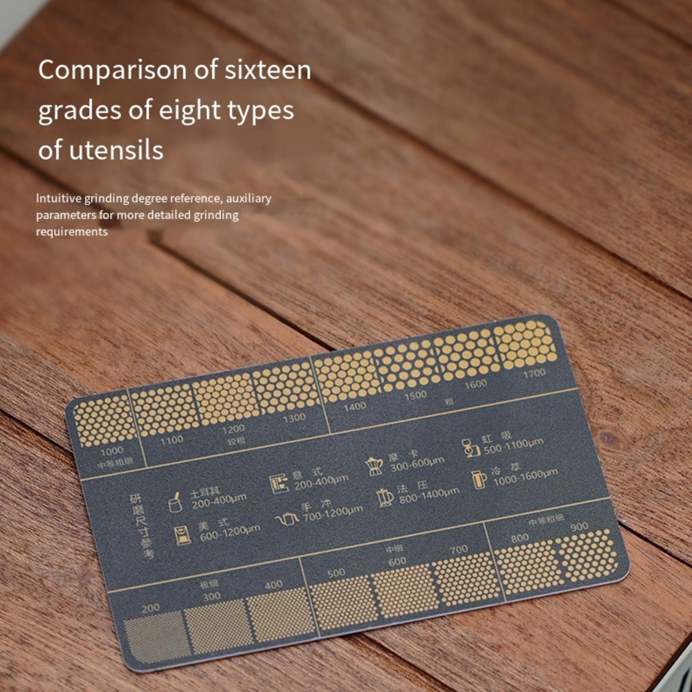 Compact Coffee Grind Measuring Ruler Tool for Flavorful Brewing Experience