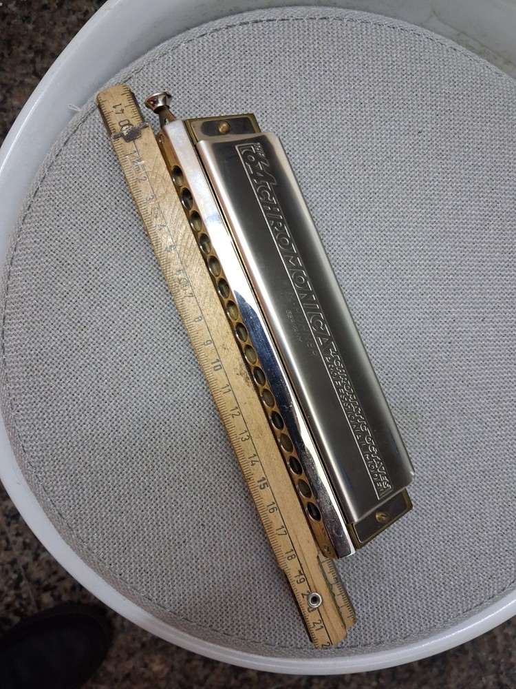 hohner professional mouth harmonica with case excellent condition