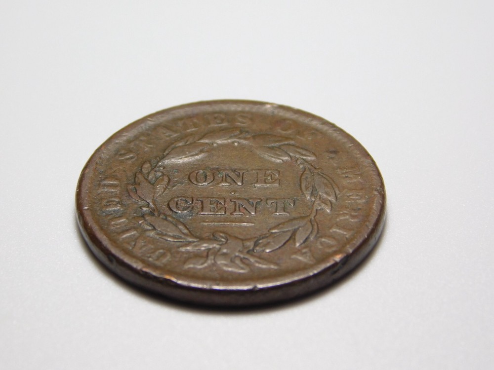 US COINS 1838 CORONET HEAD LARGE CENT