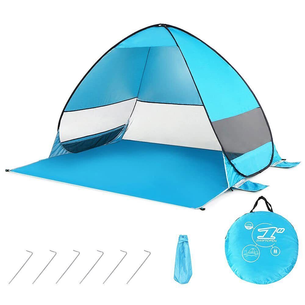 Foldable And Windproof Camping Tent Travel Beach Fully Automatic Canopy Tents