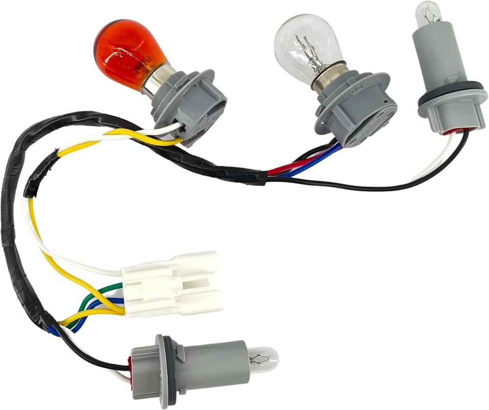 Tail Light Lamp Wiring Harness Socket Holder Bulbs Compatible