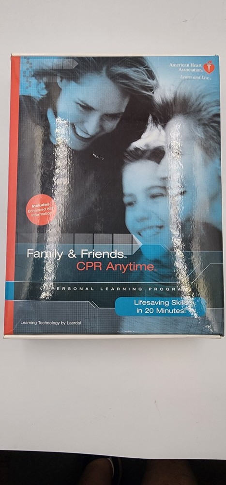 CPR AHA Family And Friends CPR Anytime Personal Learning Program 2008