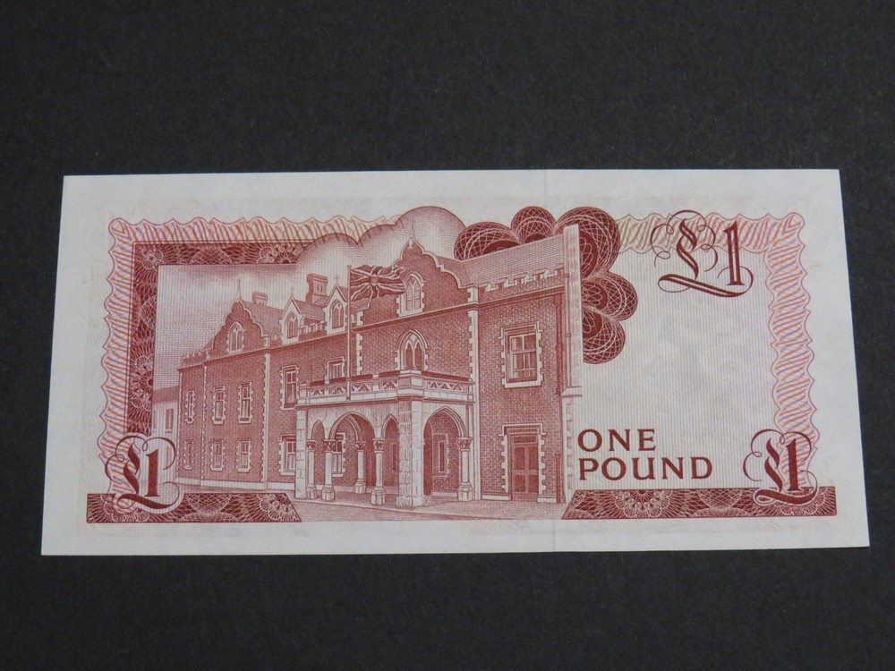 GIBRALTAR 1975 1 POUND BANKNOTE PICK#20a UNC