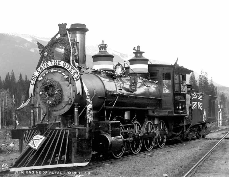 1890 Canadian Pacific Train Used by Prince Arthur Old Photo 8.5" x 11" Reprint