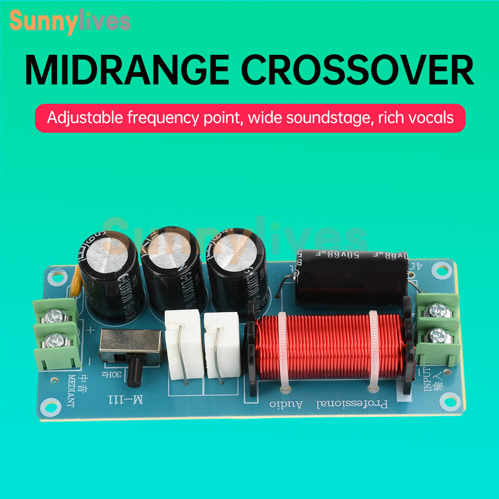 150W Midrange Speaker Frequency Divider Audio Crossover For HiFi Audio Amplifier