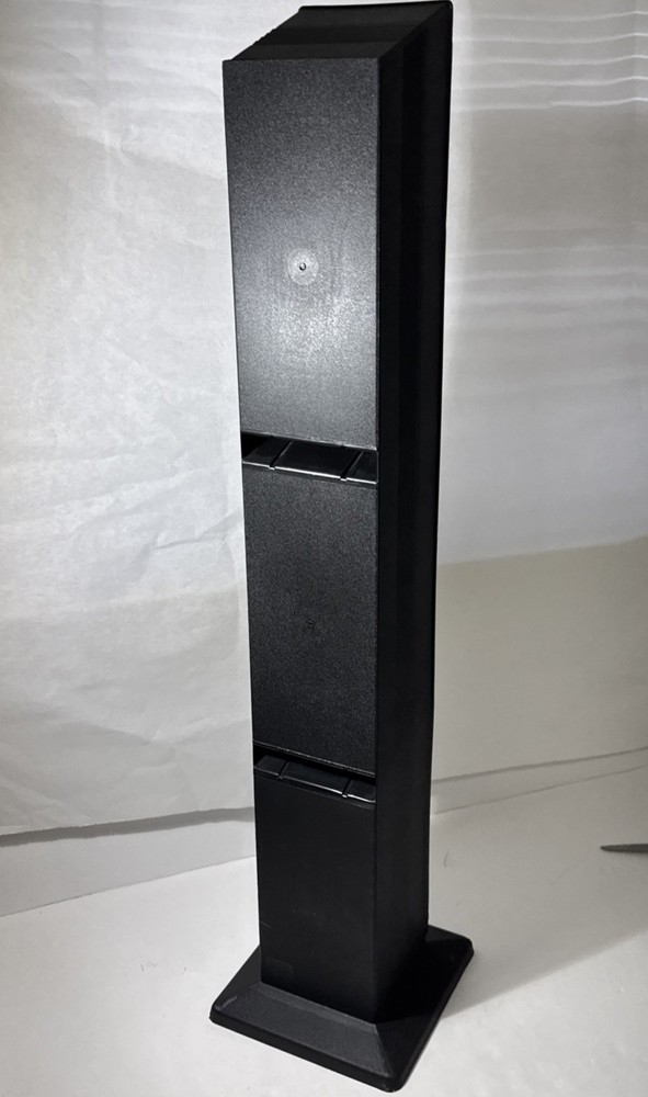 Alpha CD ( 48 Single + 6 Double) Storage Tower Rack Black