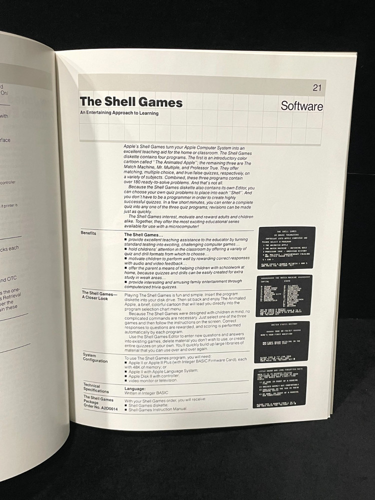 1980 Apple in Depth Catalog/1982 Beagle Bros Micro Software Apple Mechanic