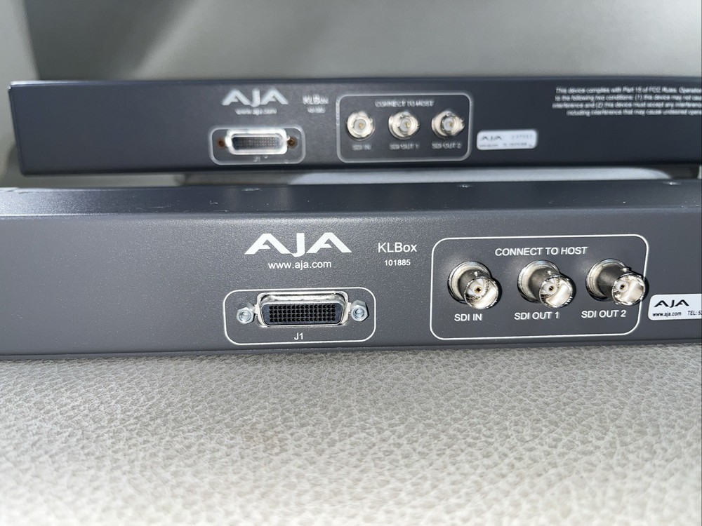 2 AJA KLbox’s SD Video Editing. # 101885