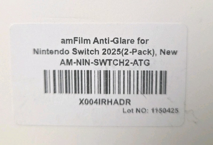 Auto-Alignment Onetouch for Nintendo Switch 2 Screen Protector 7.9'' 2025 Temp