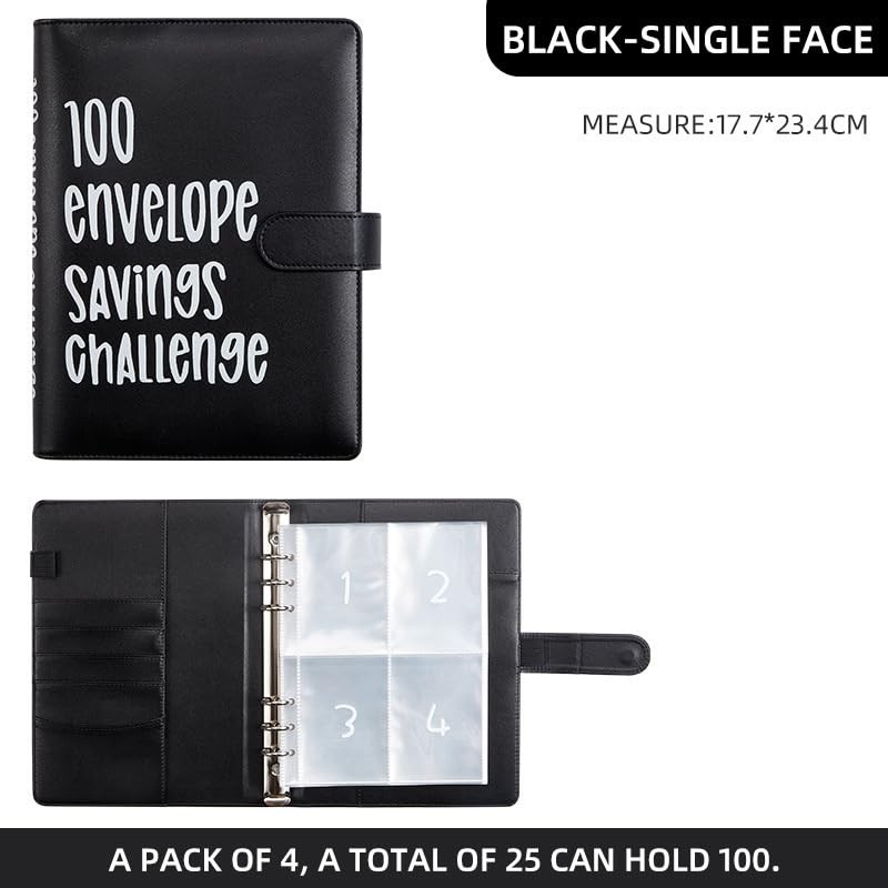 100 Envelopes Money Saving Challenge, 100 Envelope Challenge Binder, Easy and...