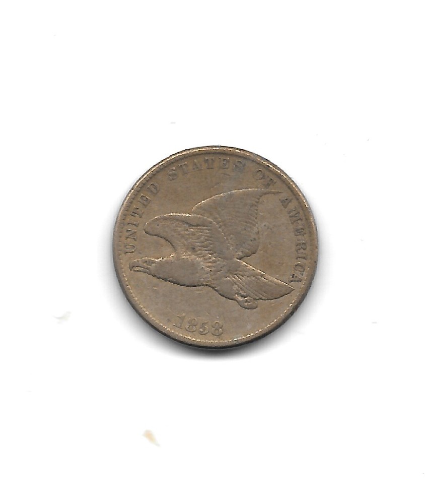 1858 Flying Eagle Small Letters  extra fine  condtion