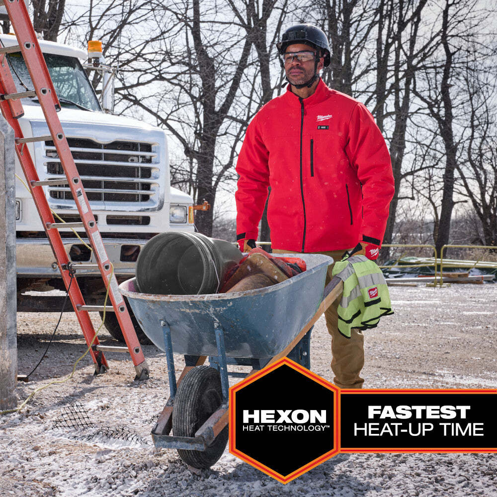 Milwaukee M100B-20L M12 12V Durable Li-Ion Heated TOUGHSHELL Jacket - Bare Tool