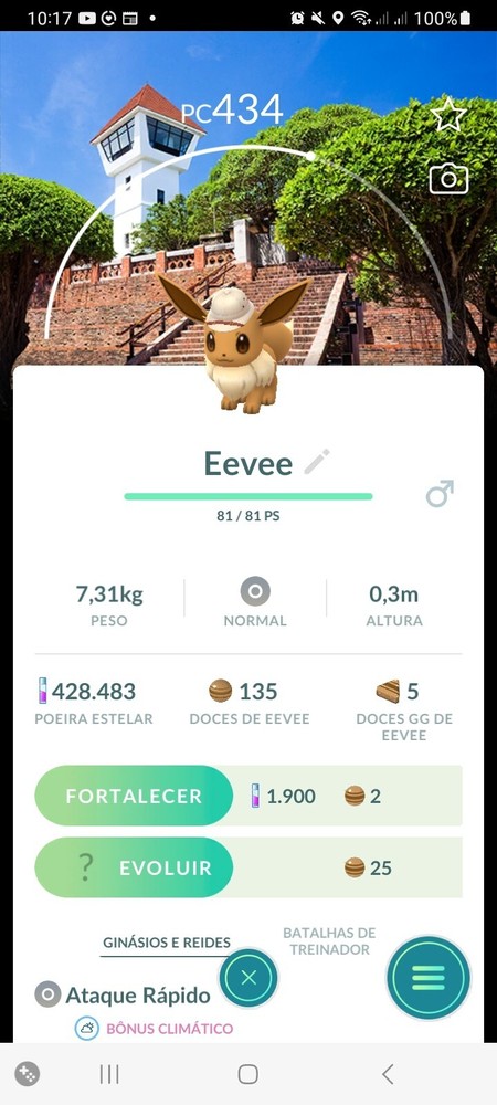 Eevee  explorer hat - TAIWAN BACKGROUND -  event pokemon GO