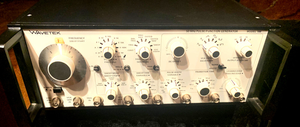 Wavetek Model 166 Pulse/Function Generator-For Parts As Is
