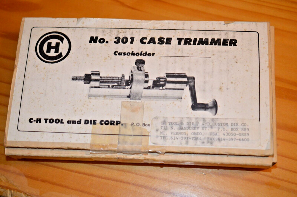 C&H Model 301 Case Trimmer in Factory Box
