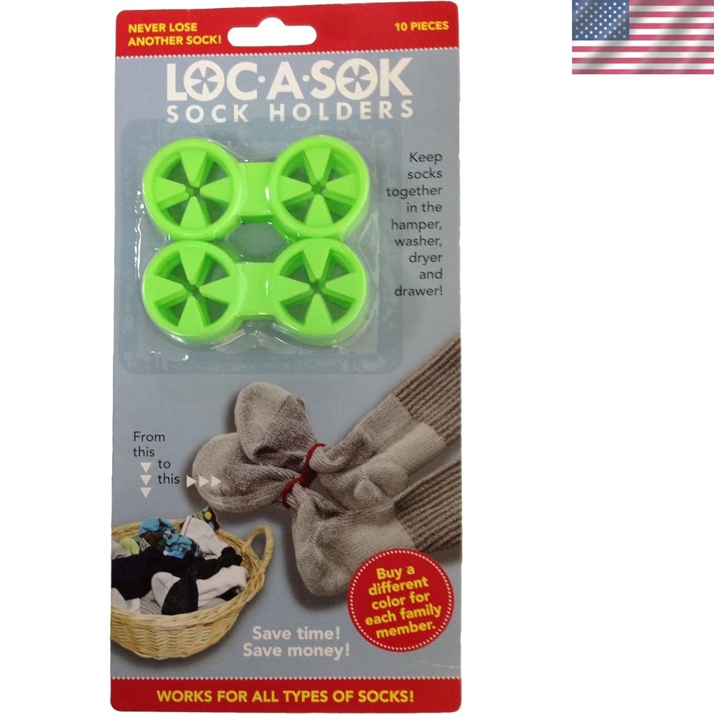 Loc A Sok Sock Locks Green
