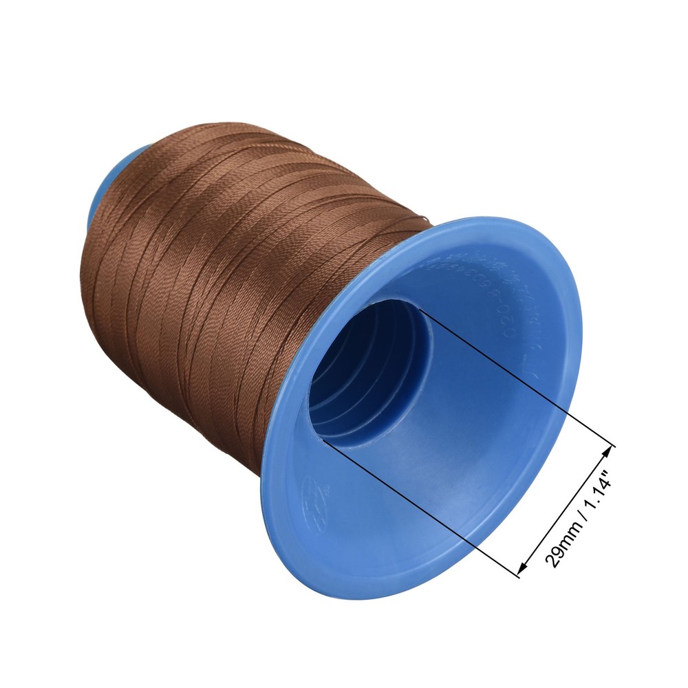 Bonded Polyester Thread Extra-strong 710 Yards 420D/0.45mm Coffee