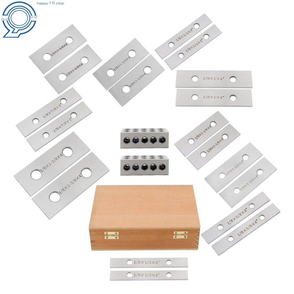 1/8" x 4" 10-Pair Precision Parallels with Matched 1-2-3 Blocks