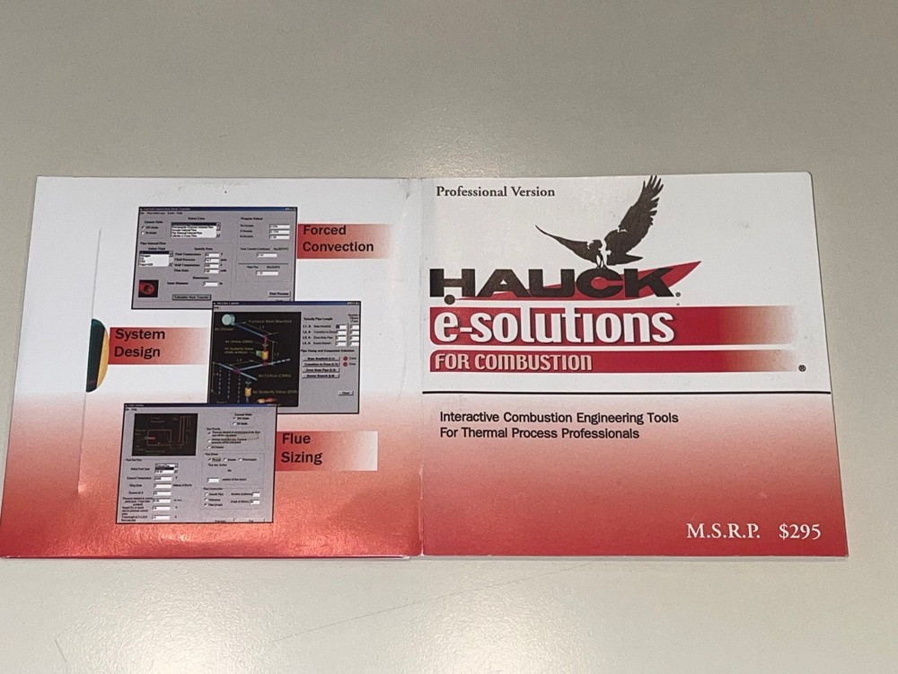 NEW HAUCK e-SOLUTIONS CD Disc. Professional Version Thermal Engineering Tool