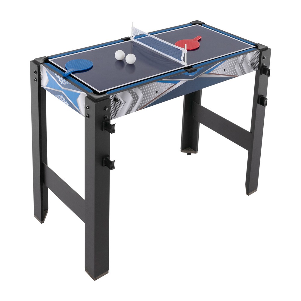 5-in-1 Combo Game Table 36"Compact Multi Game Table Billiard PingPong Basketball
