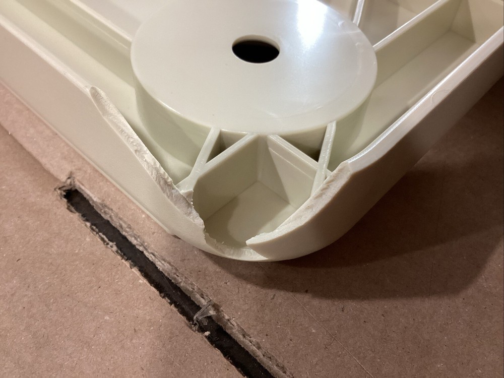 JIF Rectangle Table w/ Recesses Flushed Mount DSH-KF ( Open Box / Large Chips )