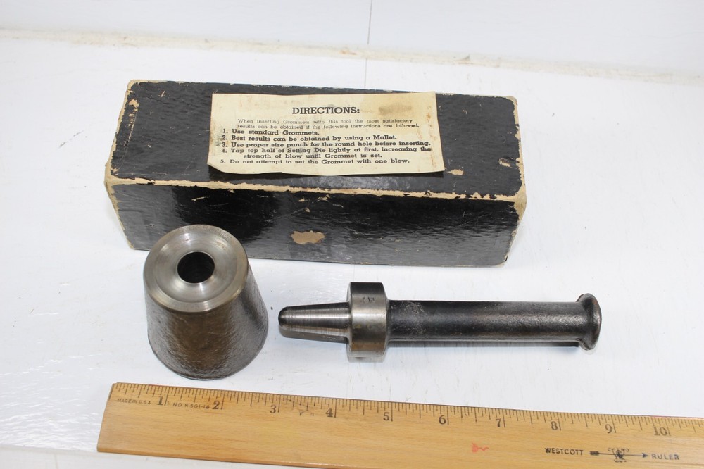 C.S. Osborne No.2161/2 - 5 Grommet Setting Die