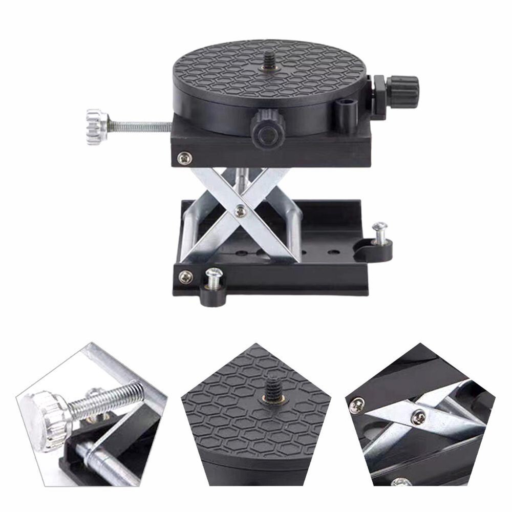 Lifting Table Stand Rack Large Stainless Steel Lab Lift Platform Jack Scissors