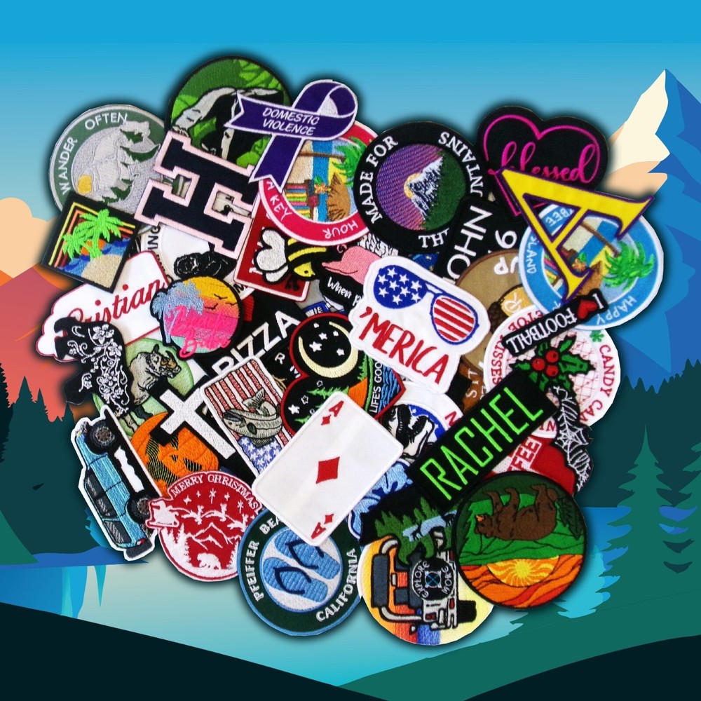 **LOVE IT** Custom Name patch Iron on / Sew on Patch, Fast Shipping