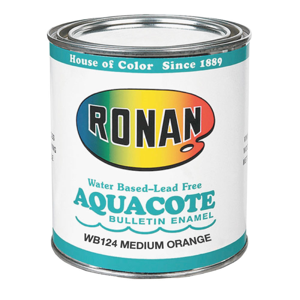 Ronan Aquacote Enamel 8 Oz Medium Orange