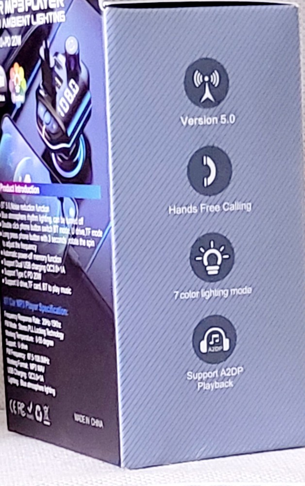 bluetooth CAR M P3 PLAYER fm transmitter BEST QUALITY FAST CHARGING USB MUSIC