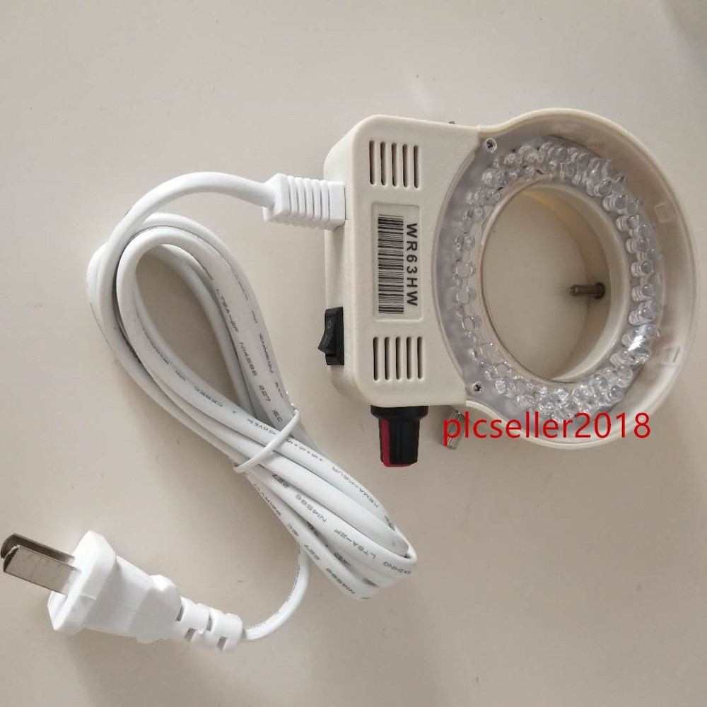 56 LED Adjustable White LED Ring Light Illuminator for Nikon Olympus Microscope