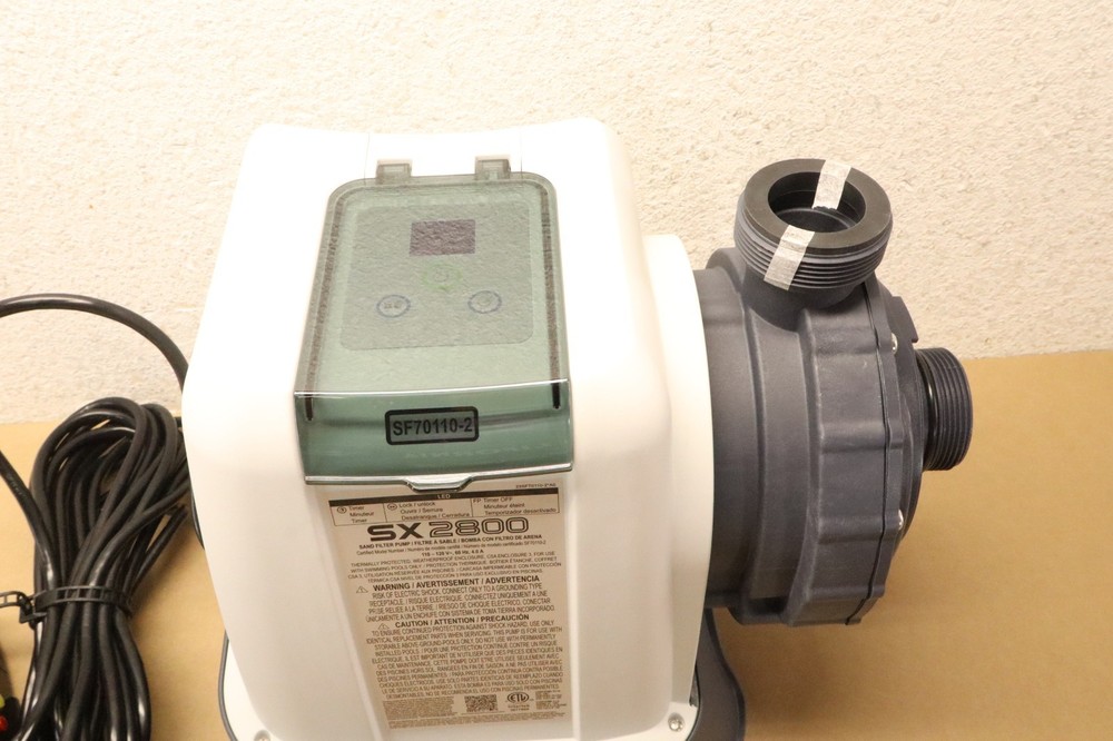 Intex 26647EG 2800 GPH Sand Filter Pump Pool System Timer Open Box