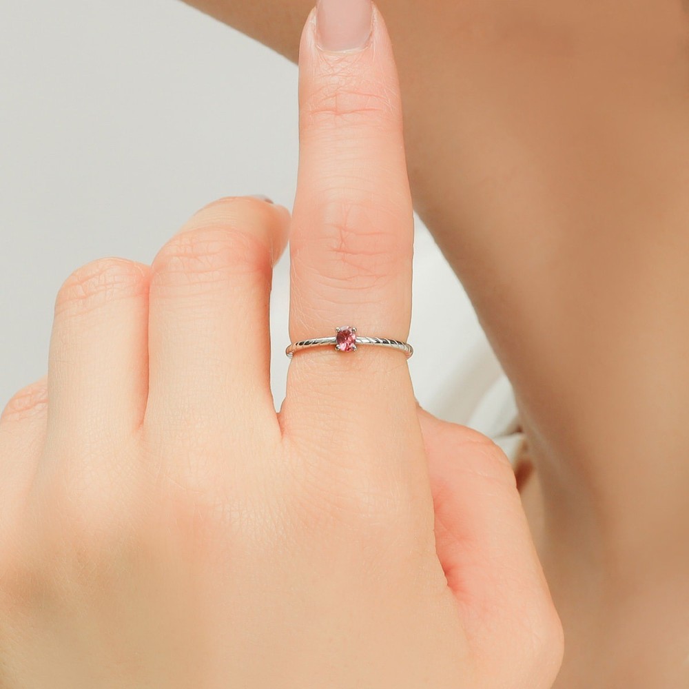 Pink Tourmaline Ring /c0021trpi