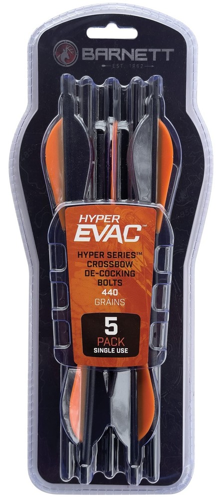 Barnett Hyper Evac Crossbow Deactivation Bolts, 5-Pack One Size, Black
