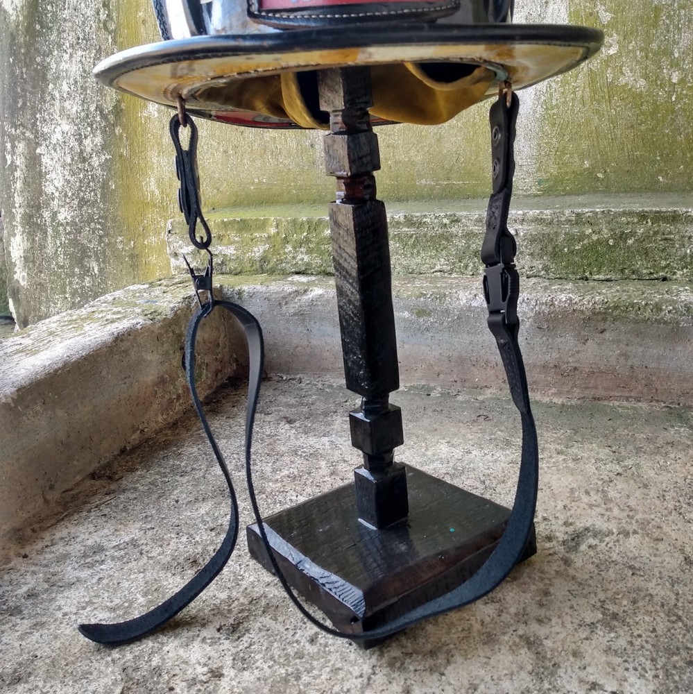 Leather Fire Helmet Chin Strap