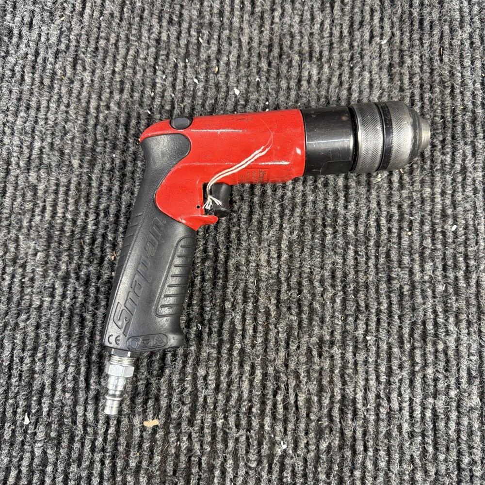 Snap-on 3/8" Capacity Keyless Chuck Reversible Drill (Red/Black) PDR3001 Tested