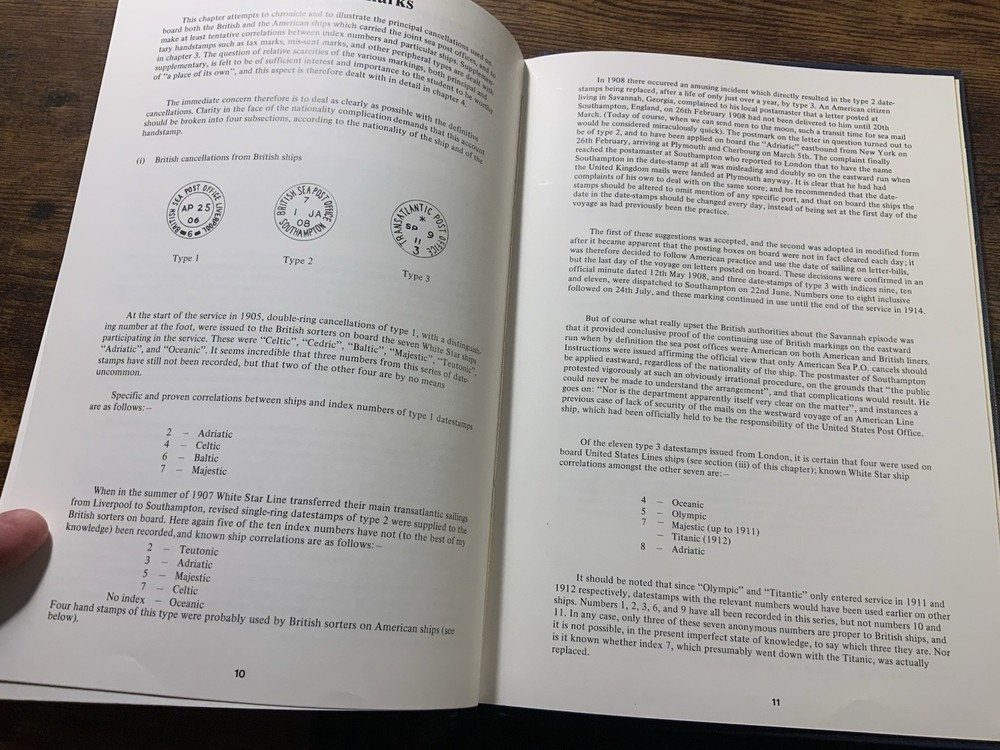The Transatlantic Post Office By Roger Hoskins A4 Hardback Book Postal History
