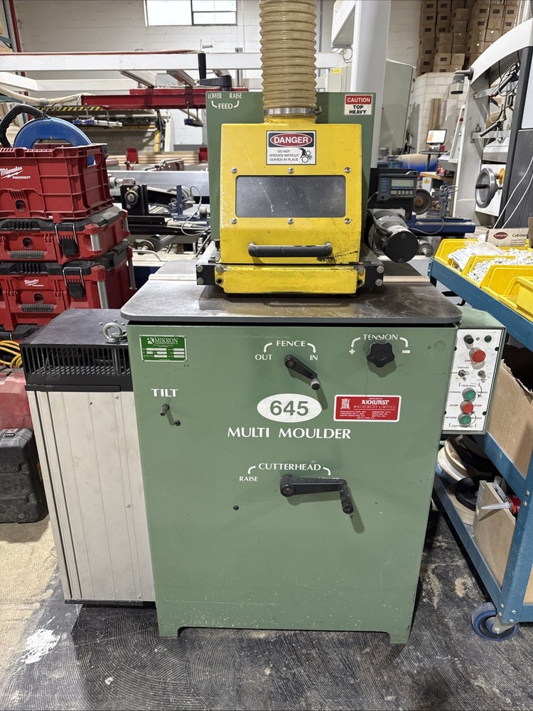 Mikron Multi-Moulder Model# M645 VFD DRIVE RPM ADJUSTABLE