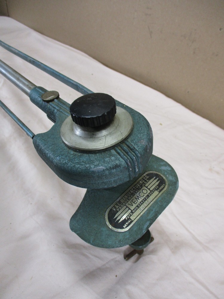 Vtg Vemco Mechanical Drafting Right Angle Machine Mounted Desk Tool B21145 28"