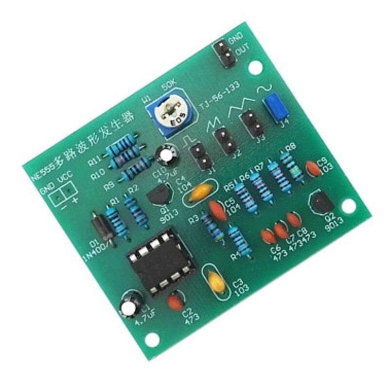 NE555 Waveform Generator Multi-Channel Module Triangle Wave Sawtooth DIY 2 Pin