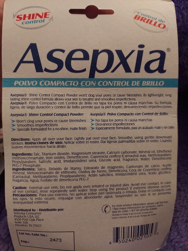 Asepxia: Make-up Light Matte Shine control powder PRECIO BARATO 🔥